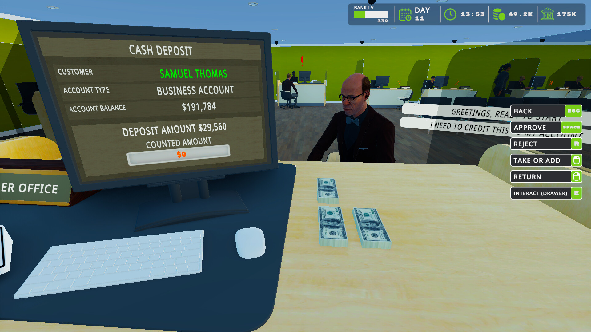 图片[4]-银行模拟器（Bank Simulator）Build.23050653 [中文][2.04G]-极客游戏