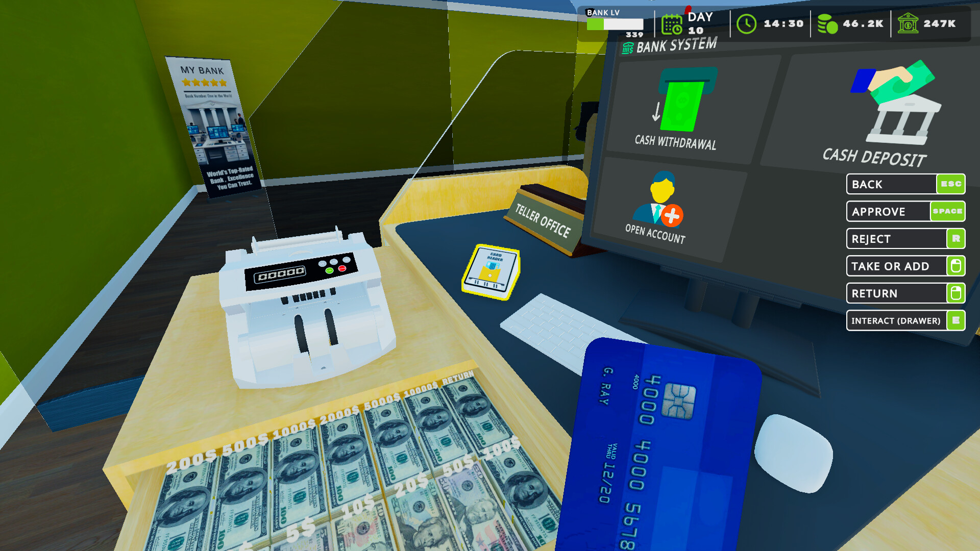 《银行模拟器(Bank Simulator)》|Build 22117772|中文|免安装硬盘版 《银行模拟器(Bank Simulator)》|Build 22117772|中文|免安装硬盘版
