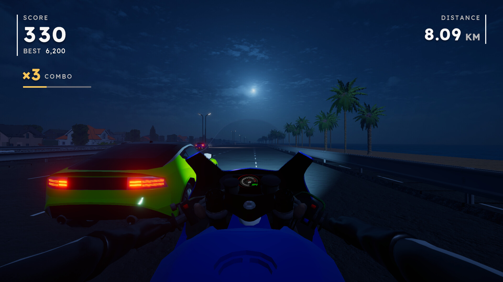 摩托车夜行（无中文）/Motorcycle Night Ride 截图 7