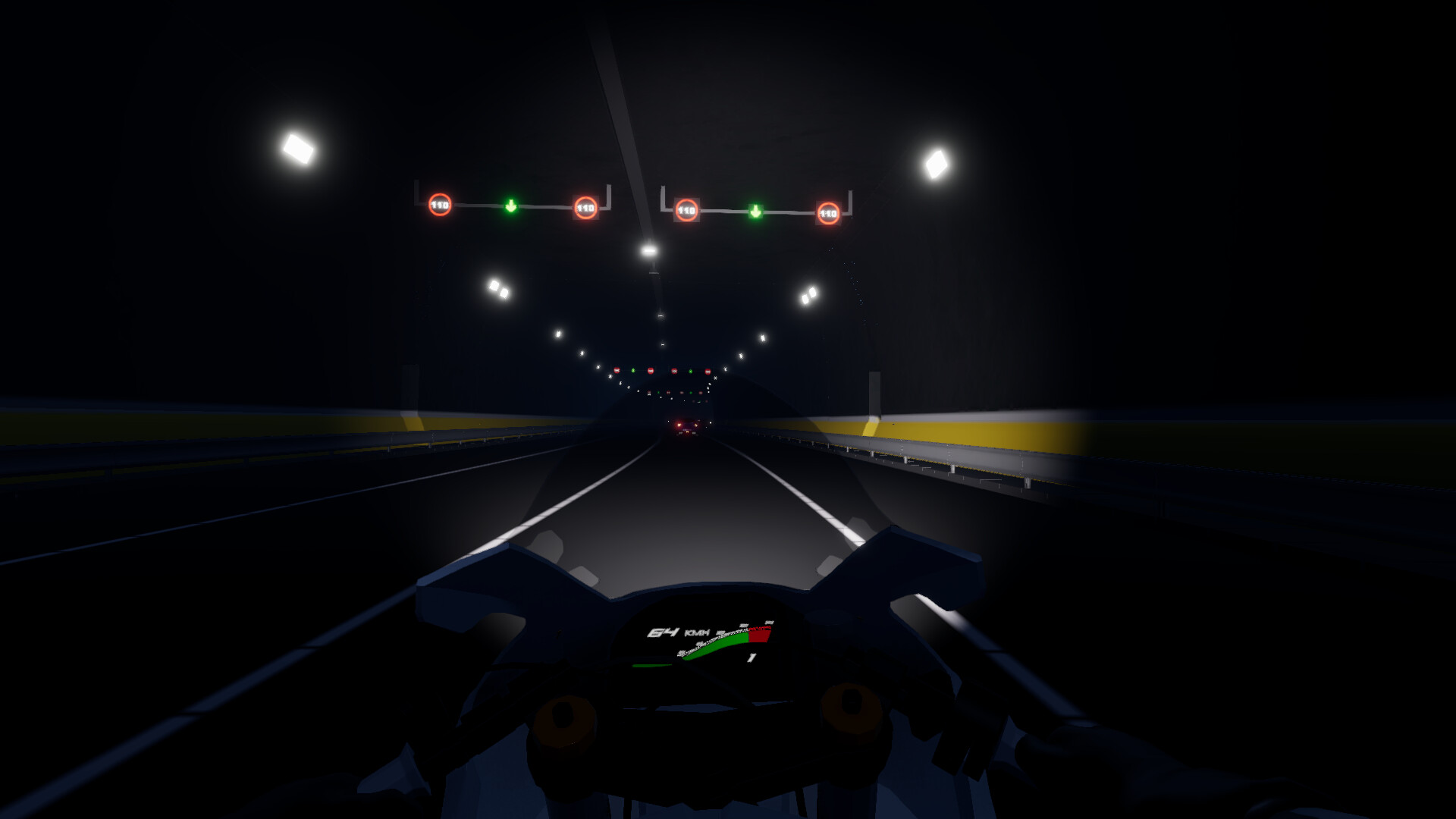摩托车夜行（无中文）/Motorcycle Night Ride 截图 1