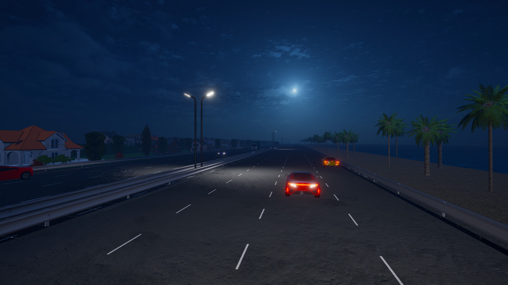 摩托车夜行（无中文）/Motorcycle Night Ride 截图 2