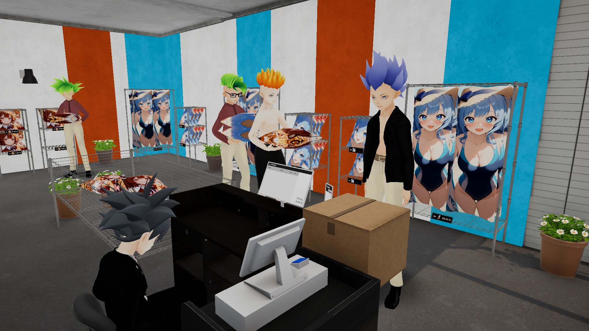 商店模拟器：抱枕|官方中文|支持手柄|Shop Simulator: Waifu Pillows - 2