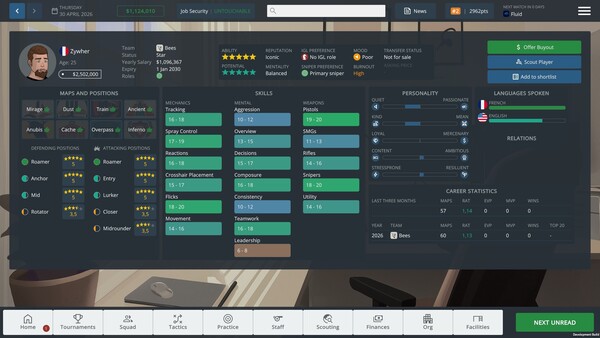 CS电竞经理/CS Manager 截图 3