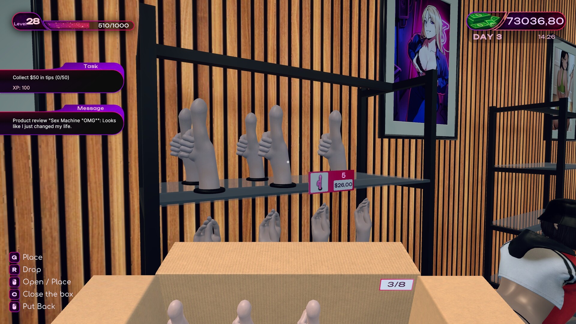 图片[23]-成人用品商店模拟器（LOVE SHOP Simulator 💕🛒）Build.23379956[中文][5.17G]-极客游戏