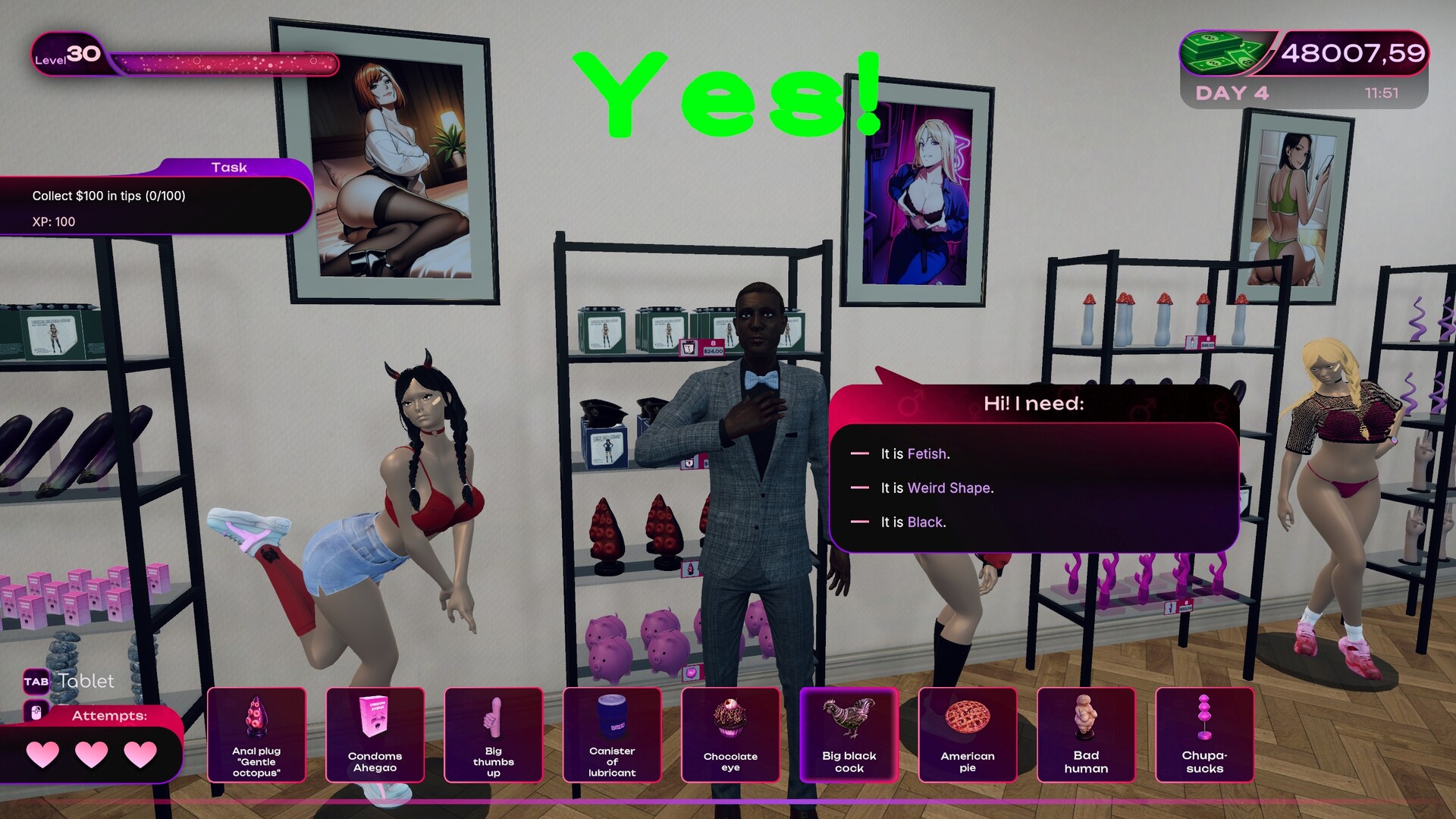 图片[21]-成人用品商店模拟器（LOVE SHOP Simulator 💕🛒）Build.23379956[中文][5.17G]-极客游戏