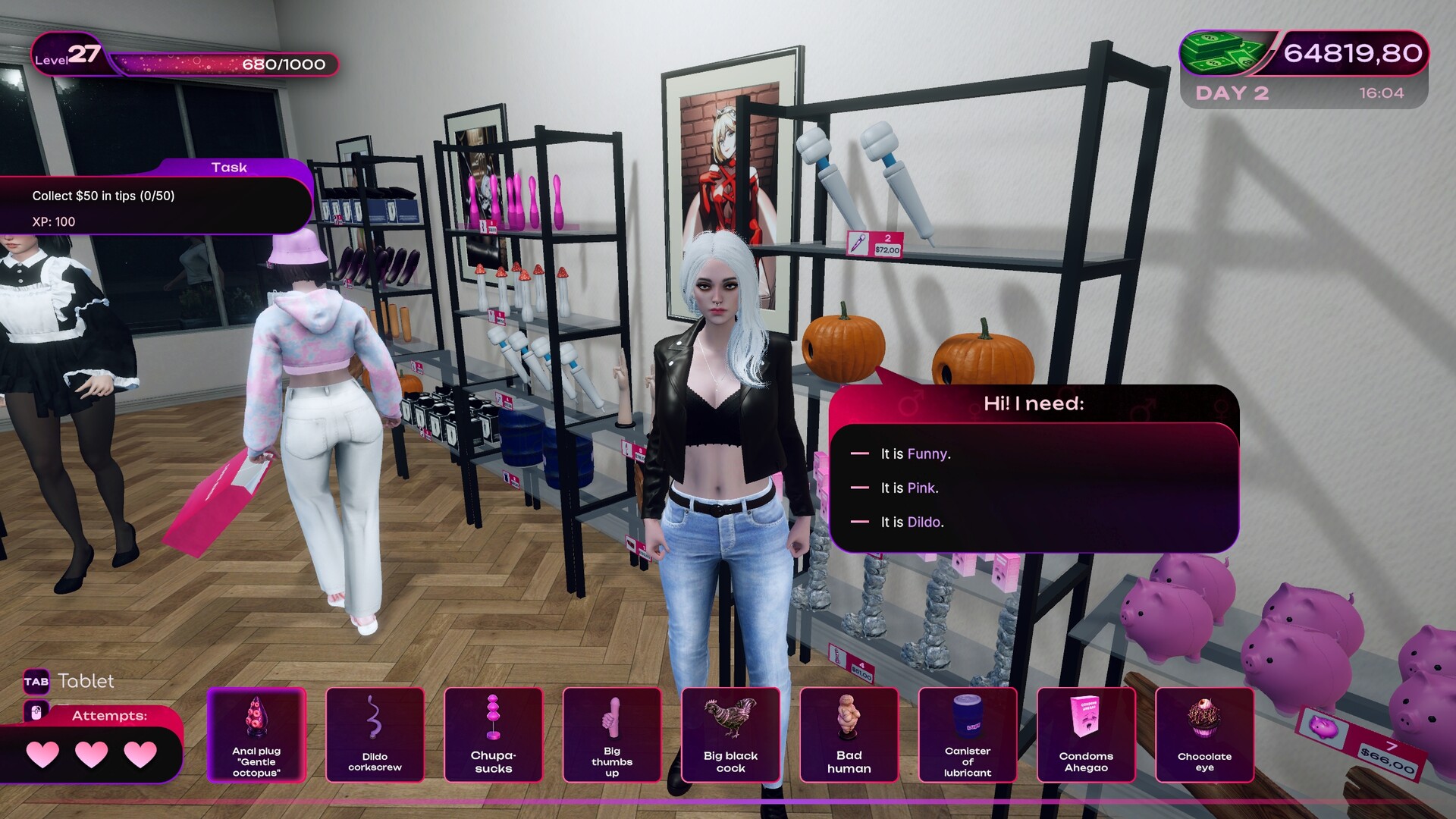 图片[7]-成人用品商店模拟器（LOVE SHOP Simulator 💕🛒）Build.23379956[中文][5.17G]-极客游戏
