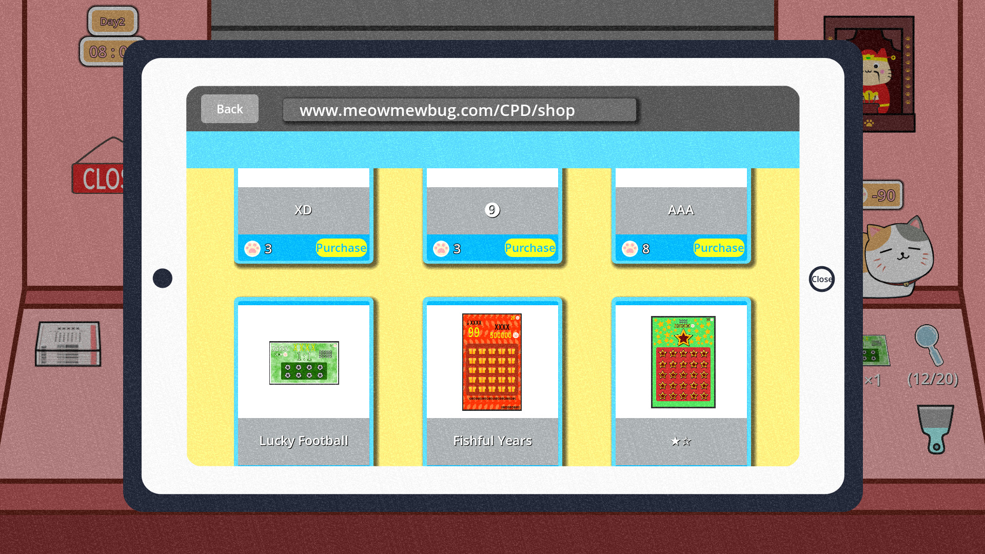 猫猫彩票店/Cat Lottery Shop	 截图 4