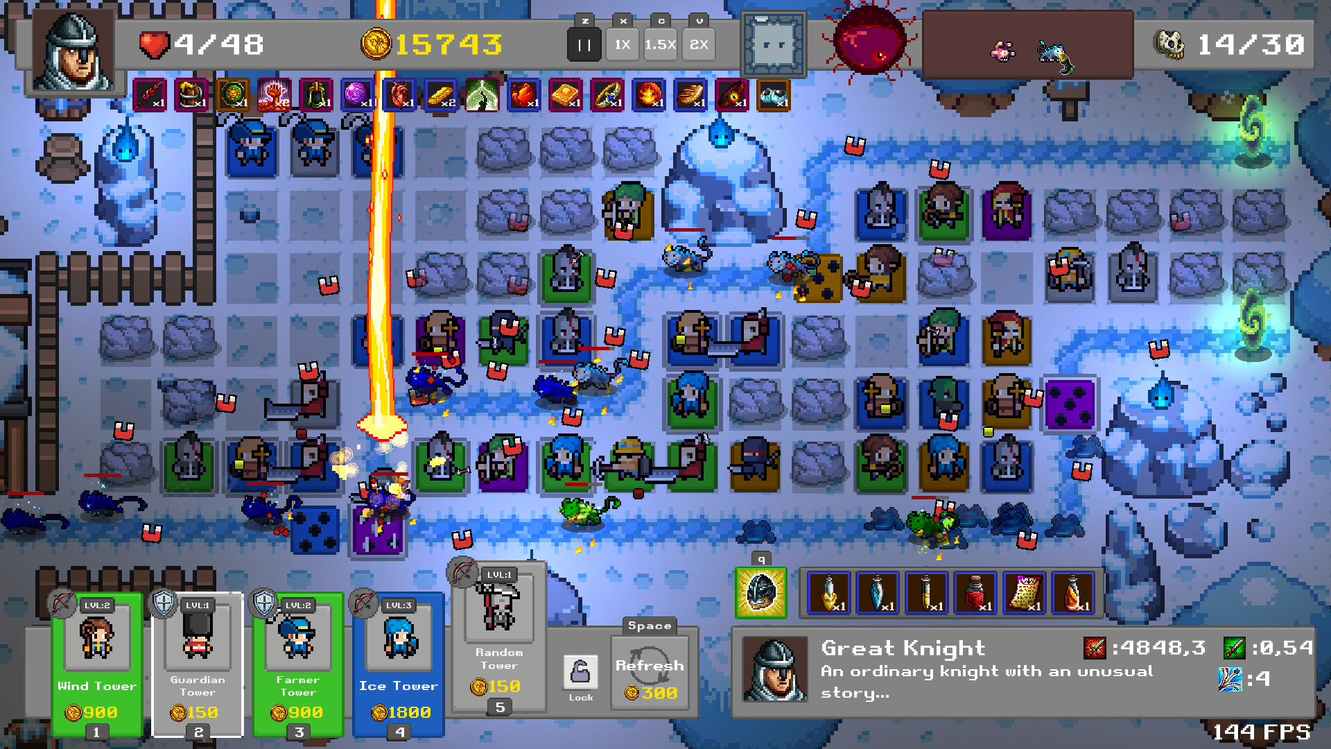 RogueCraft：塔防合成的无限挑战插图1
