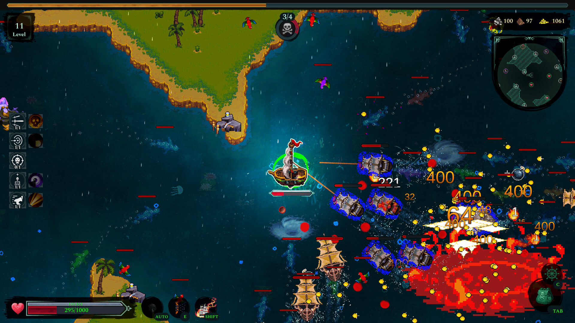 Curse of Pirates 截图 1