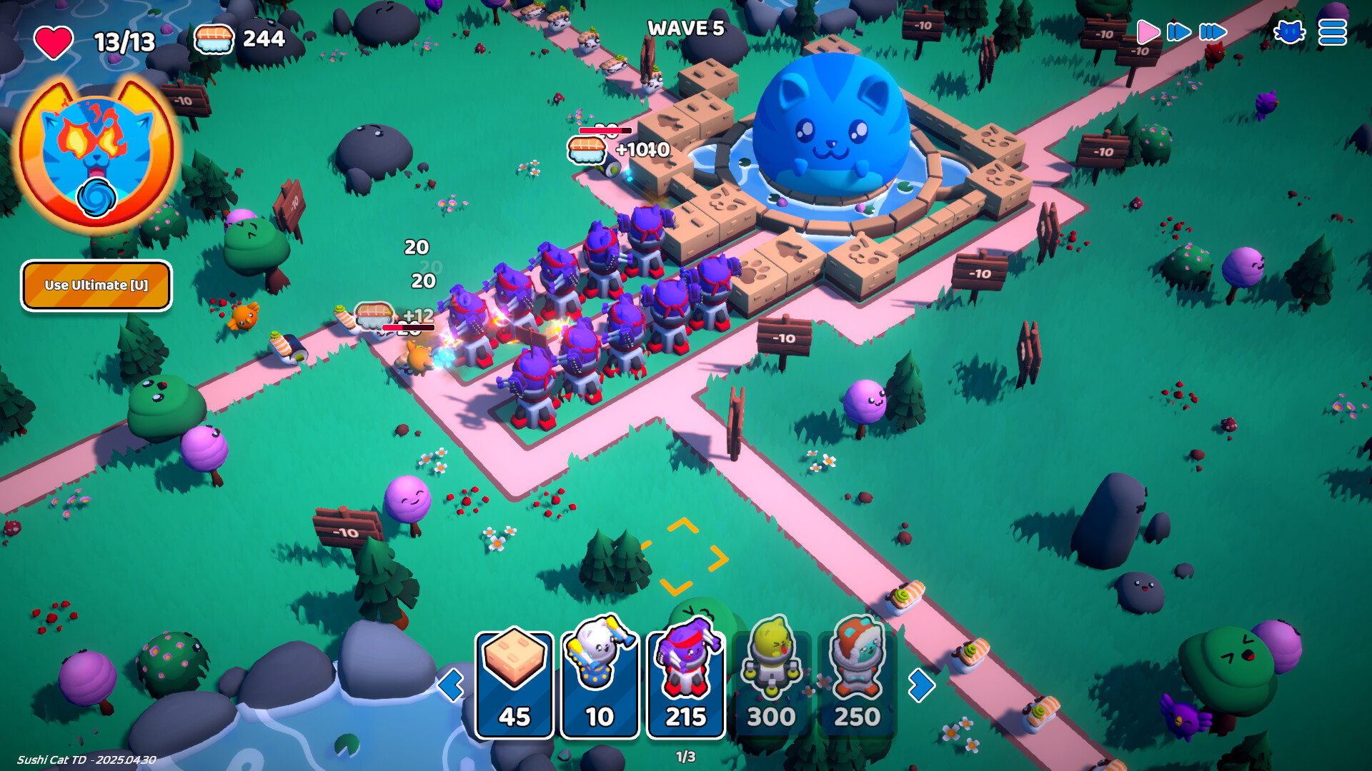 寿司猫:塔防/Sushi Cat - Tower Defense 截图 9