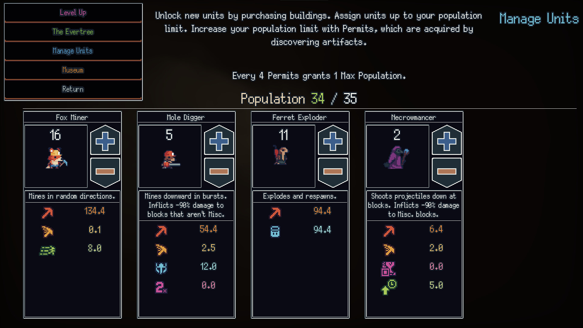 神圣永恒之树：矿业冒险与亲族招募插图3