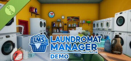 Laundromat Manager Simulator Demo