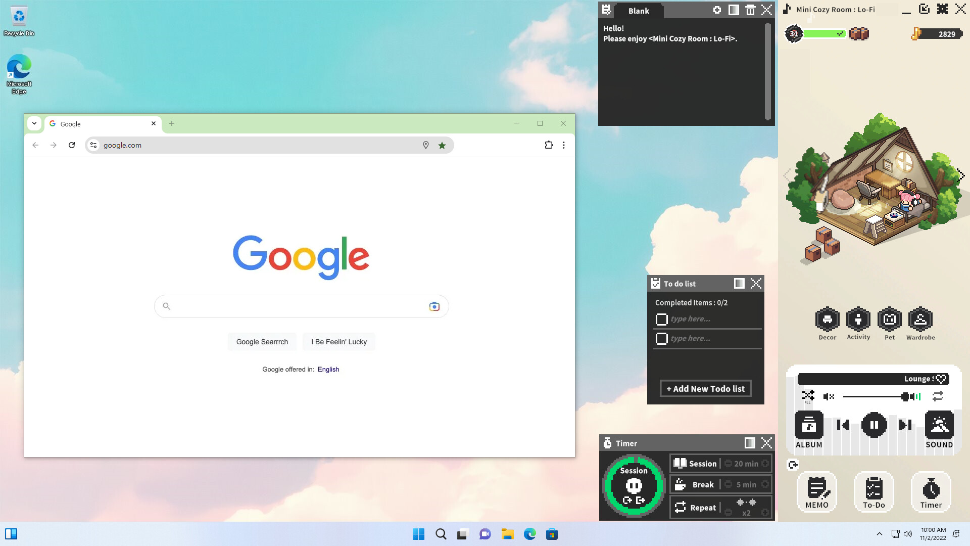 迷你舒适房间: Lo-Fi/Mini Cozy Room: Lo-Fi 截图 7