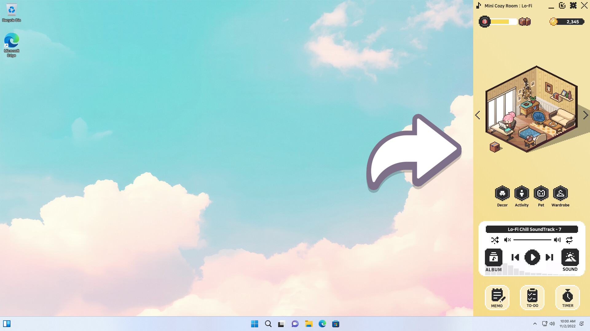 迷你舒适房间: Lo-Fi/Mini Cozy Room: Lo-Fi 截图 1