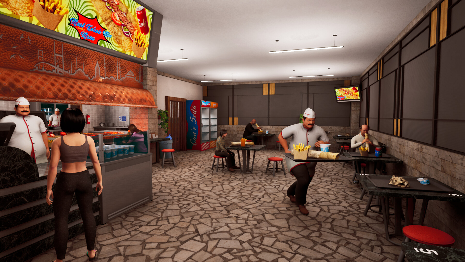 卷饼烹饪冒险：店铺经营模拟器插图3