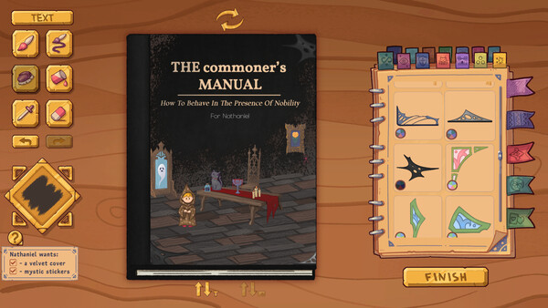 Bookbinding – Dark Cozy Sim 截图 8