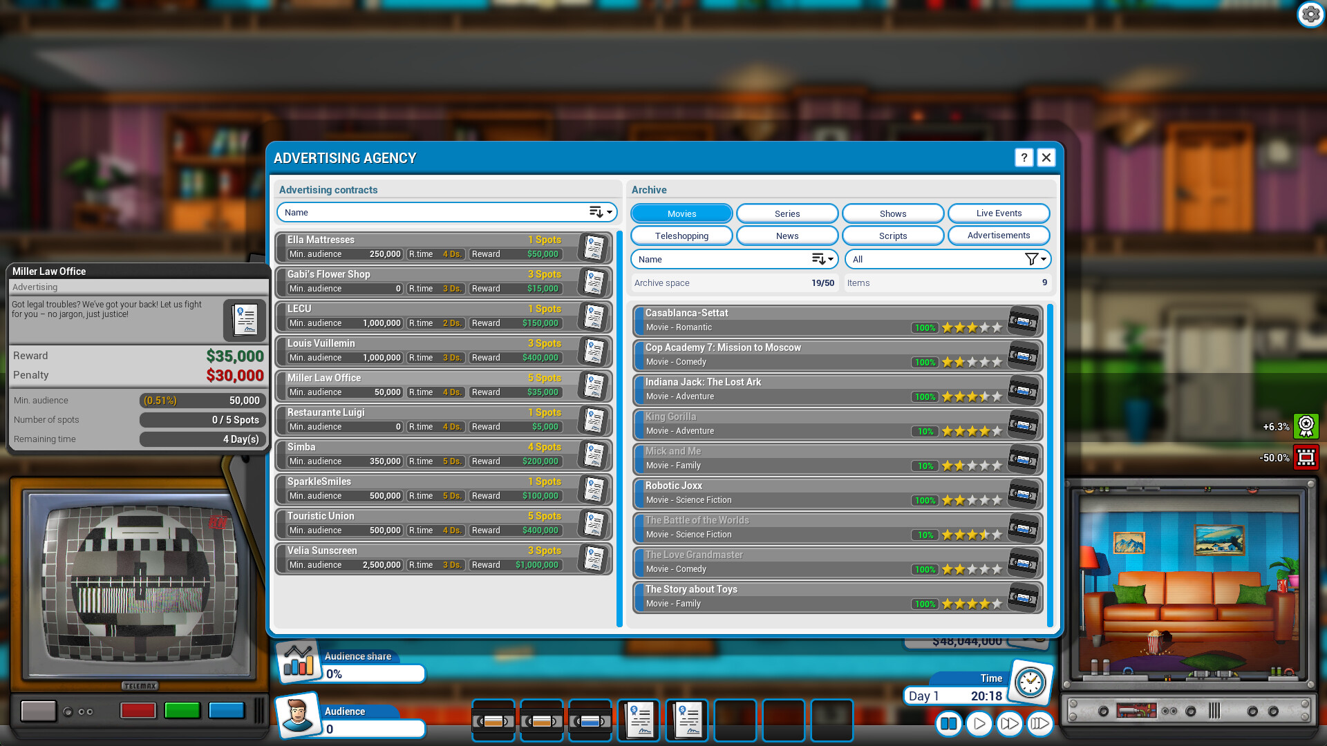 疯狂电视大亨|Mad Television Tycoon|官方英文插图5咸鱼单机官网 截图 #4