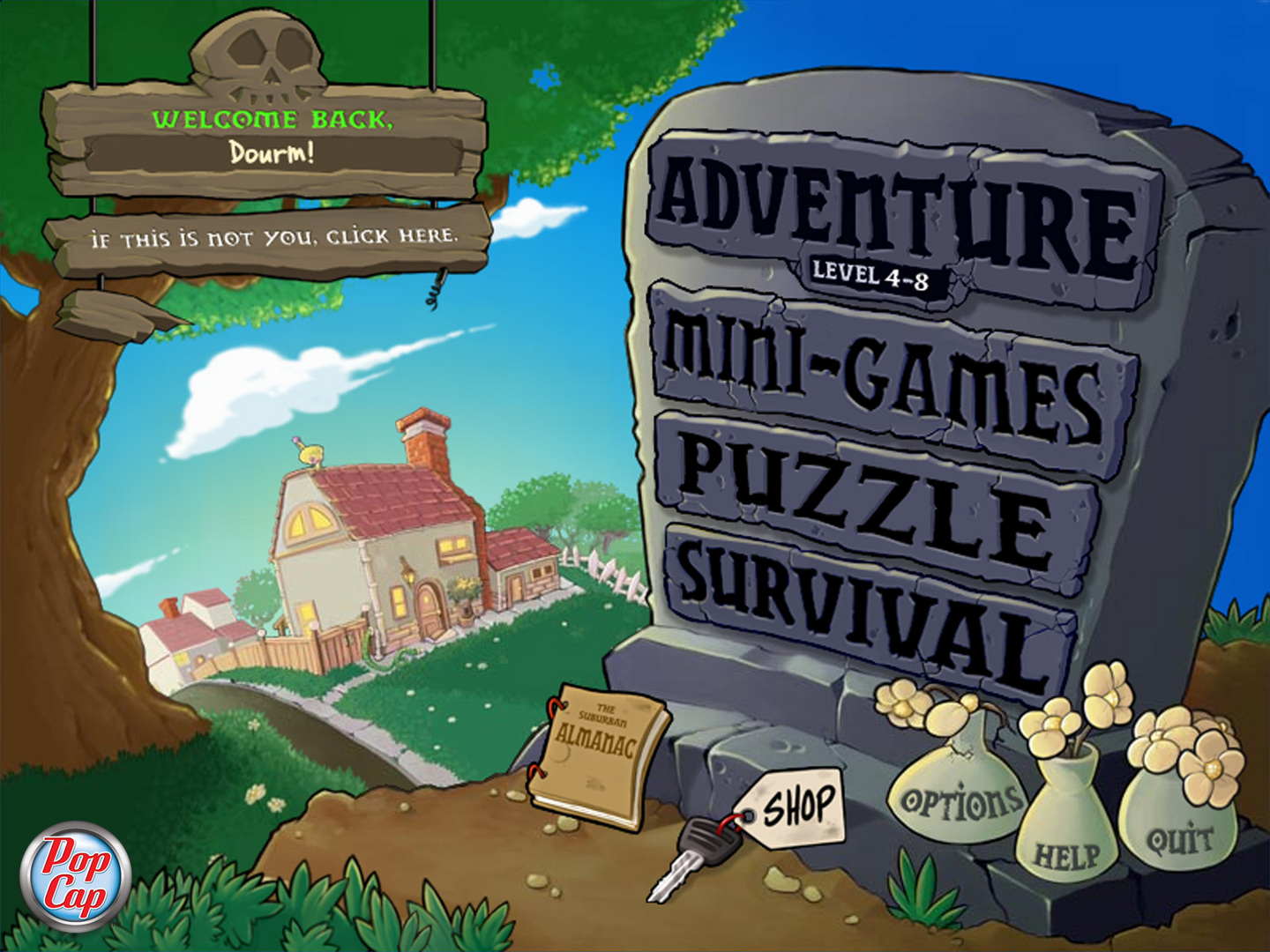 Steam游戏 植物大战僵尸 Plants vs. Zombies GOTY Edition 国区 正版激活入库