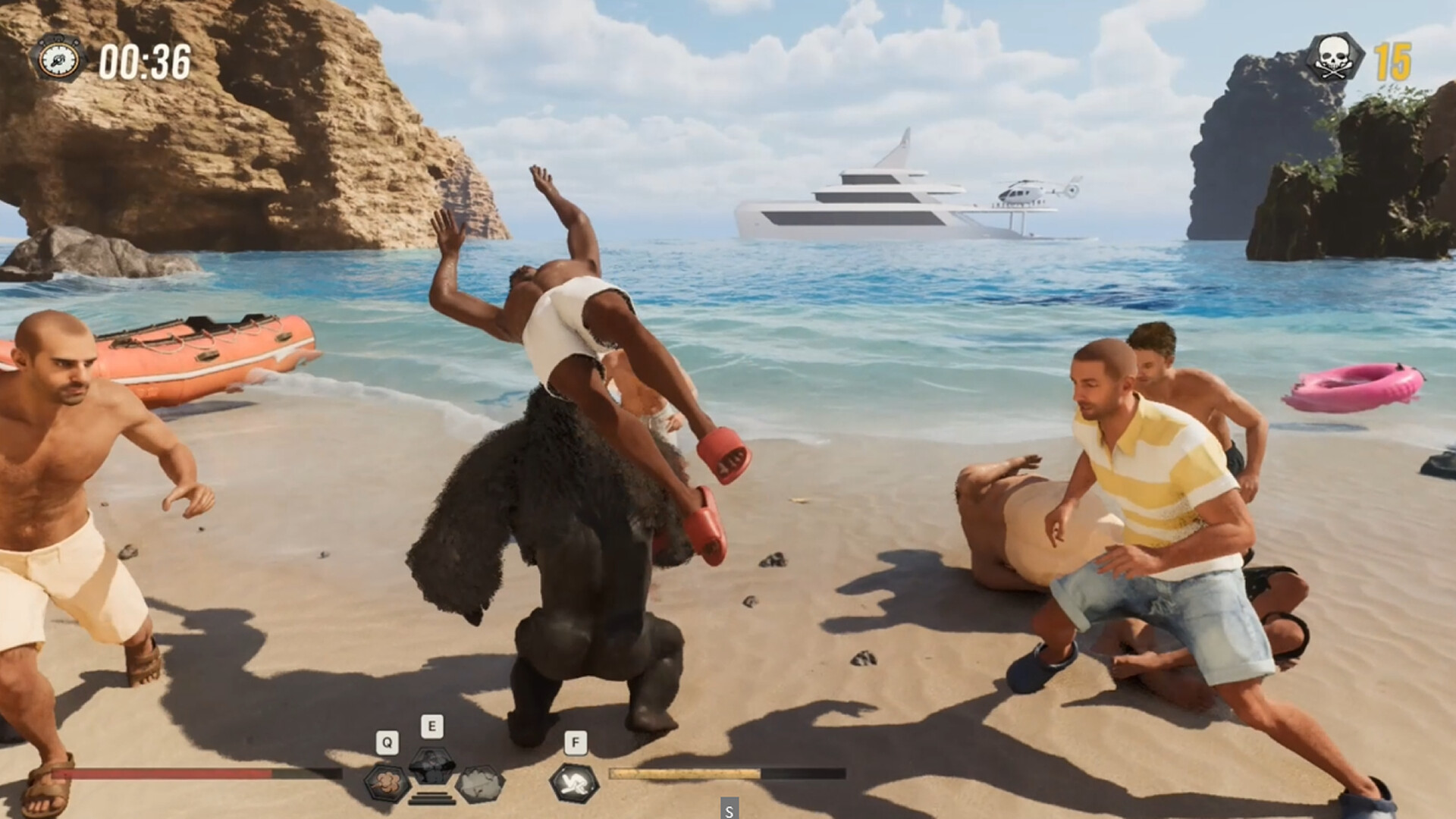 《猩猩对战100个男人(Gorilla Vs 100 Men)》|中文|免安装硬盘版 《猩猩对战100个男人(Gorilla Vs 100 Men)》|中文|免安装硬盘版