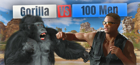 Gorilla Vs 100 Men游戏logo