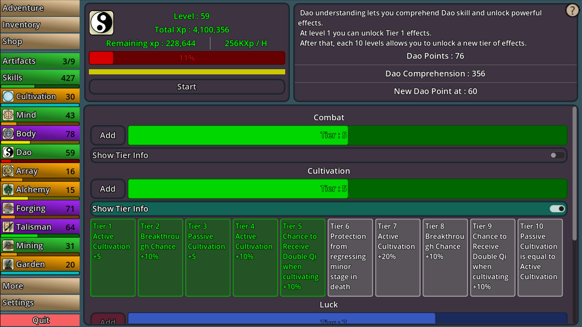 修仙放置传/Idle Cultivation 截图 7