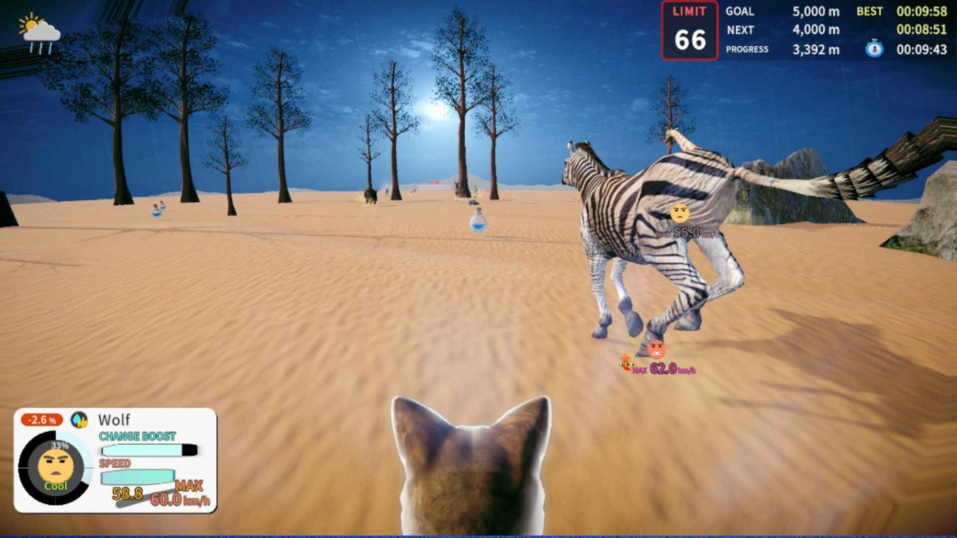 Animal Run Relay op Steam
