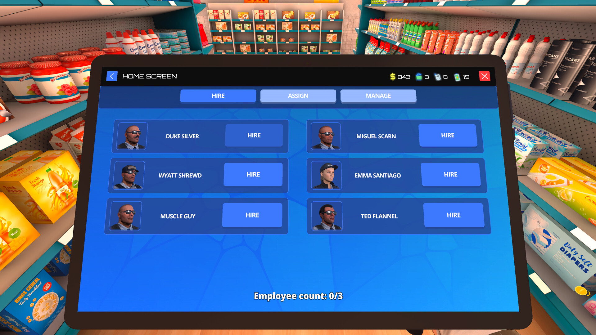 超市保安模拟器/Supermarket Guard Simulator 截图 3