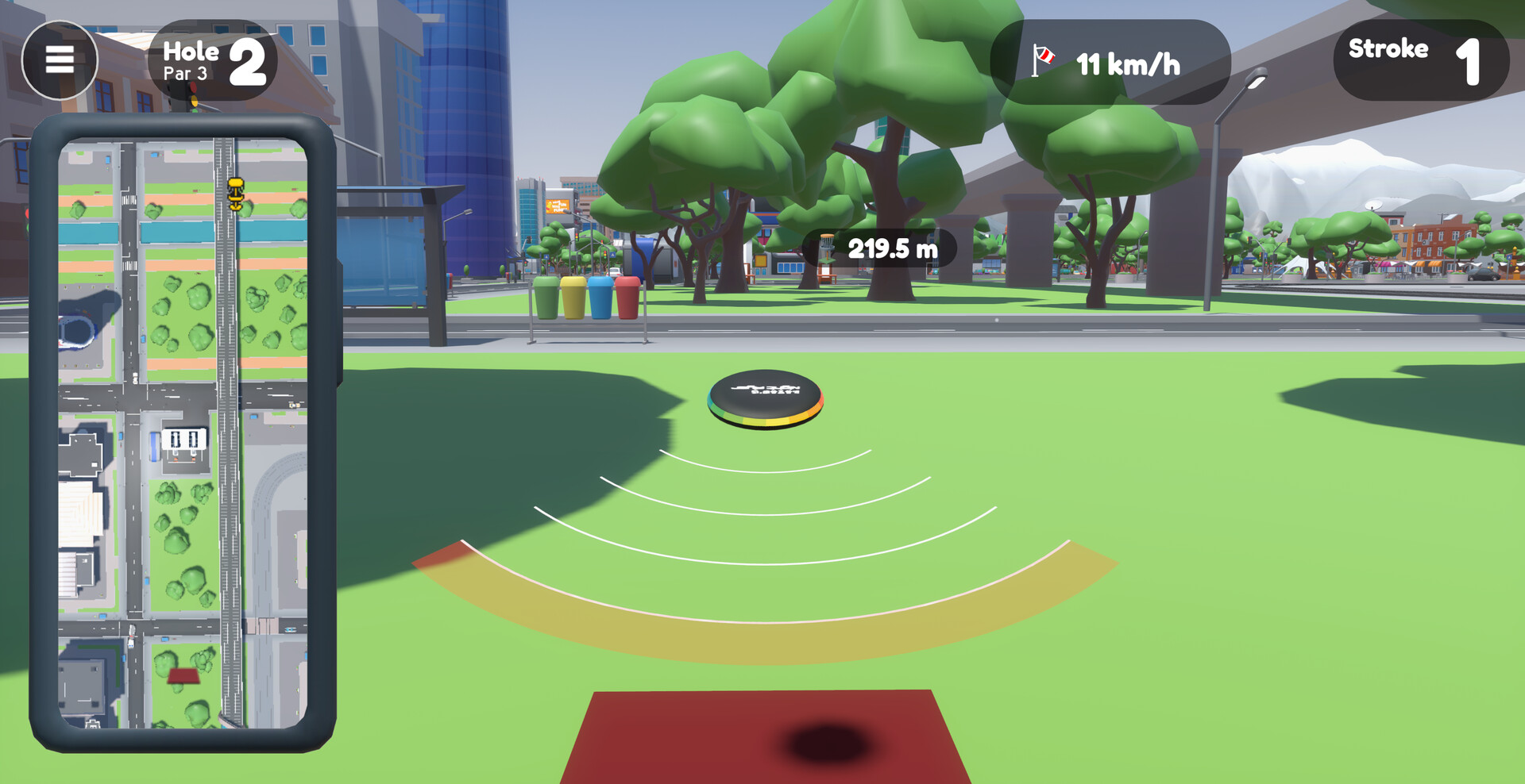 飞盘高尔夫探索城市景观！Disc Golf City冒险启程插图5