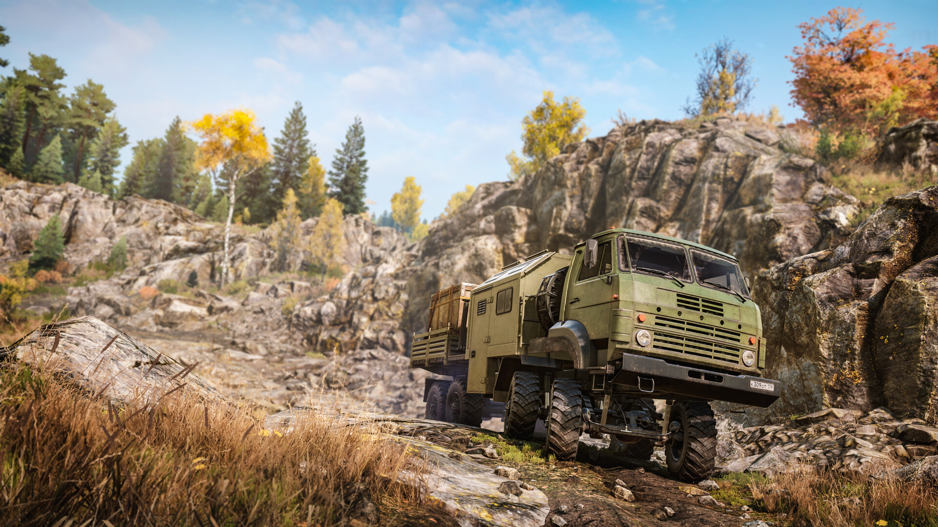 《雪地奔驰(SnowRunner)》|v40+修复和救援DLC+全DLC+STEAM联机补丁+修改器|中文|免安装硬盘版 《雪地奔驰(SnowRunner)》|v40+修复和救援DLC+全DLC+STEAM联机补丁+修改器|中文|免安装硬盘版