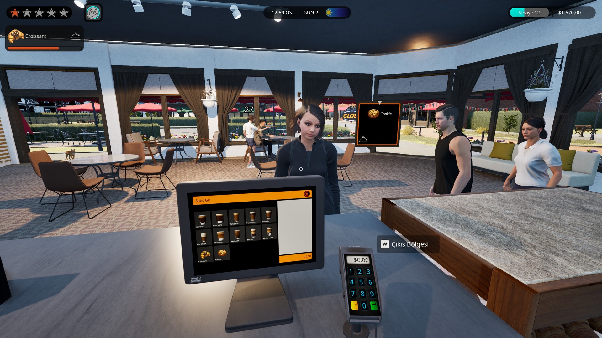 咖啡馆员工模拟器/Cafe Crew Simulator 截图 8