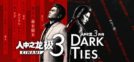 人中之龙 极3/人中之龙3 外传 Dark Ties-虚拟机版/Yakuza Kiwami 3 & Dark Ties HYPERVISOR-鹿星语