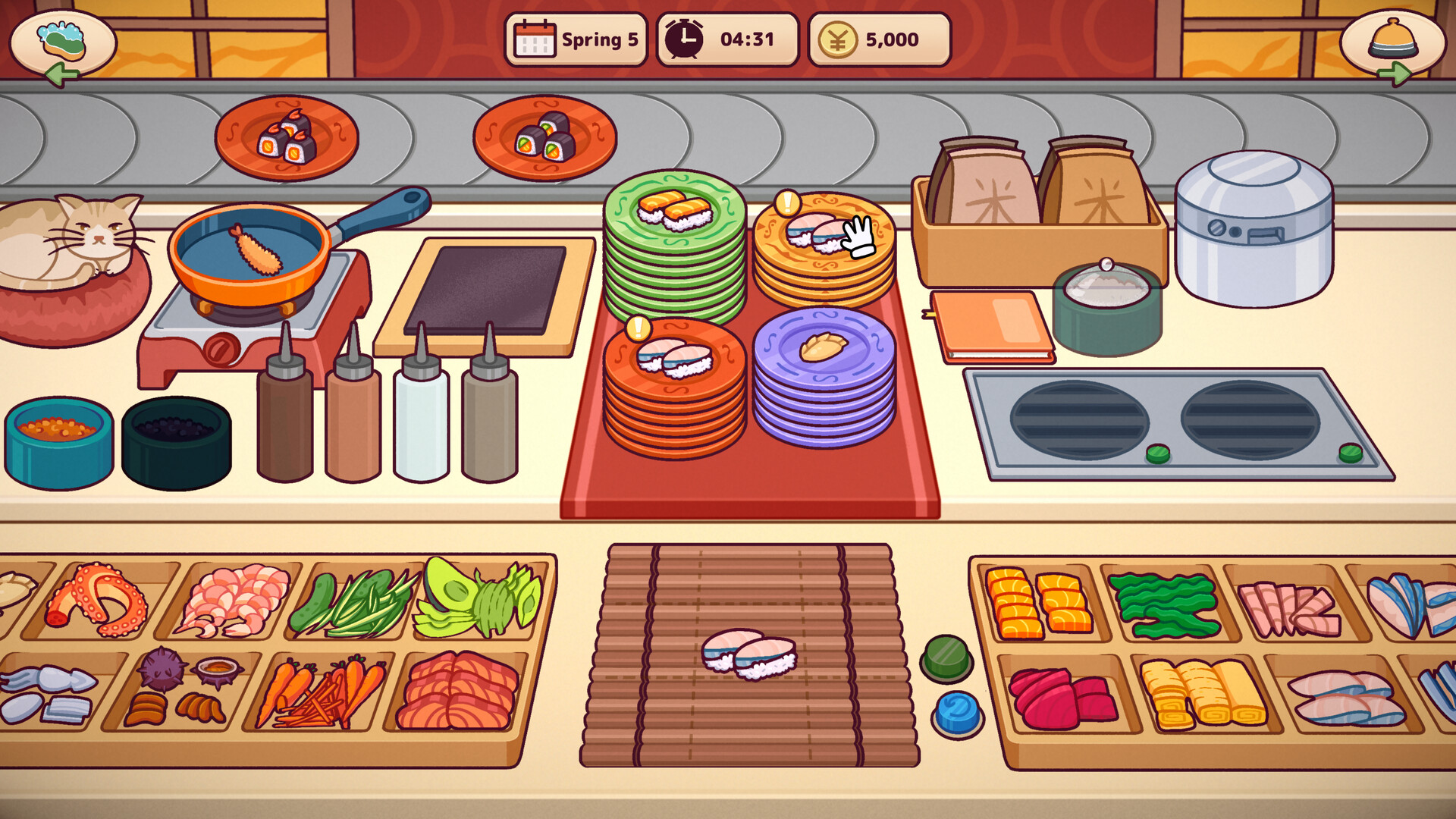 图片[4]-美味回转寿司店模拟器 (Ugoku Sushi Bar) Build.24514277 [中文][1.46G]-极客游戏
