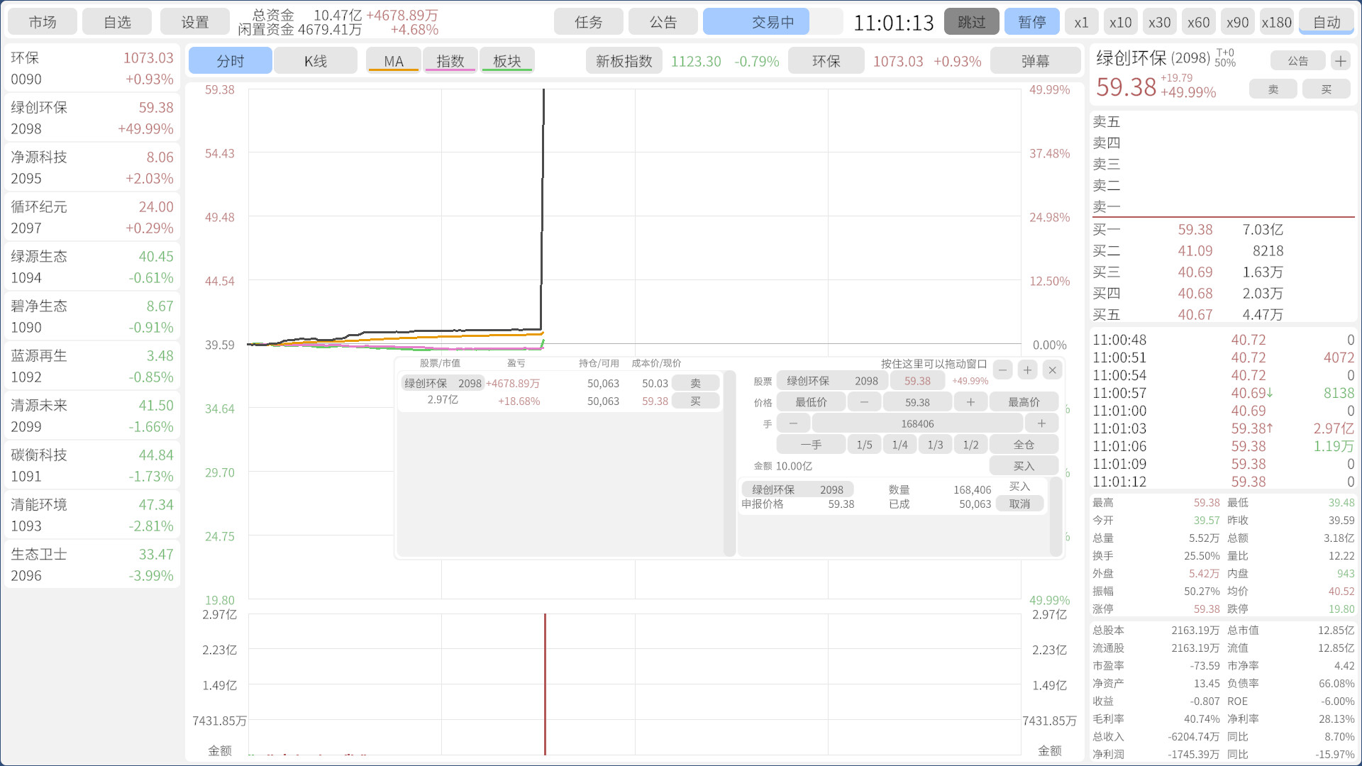 股票：主力模拟器 截图 5