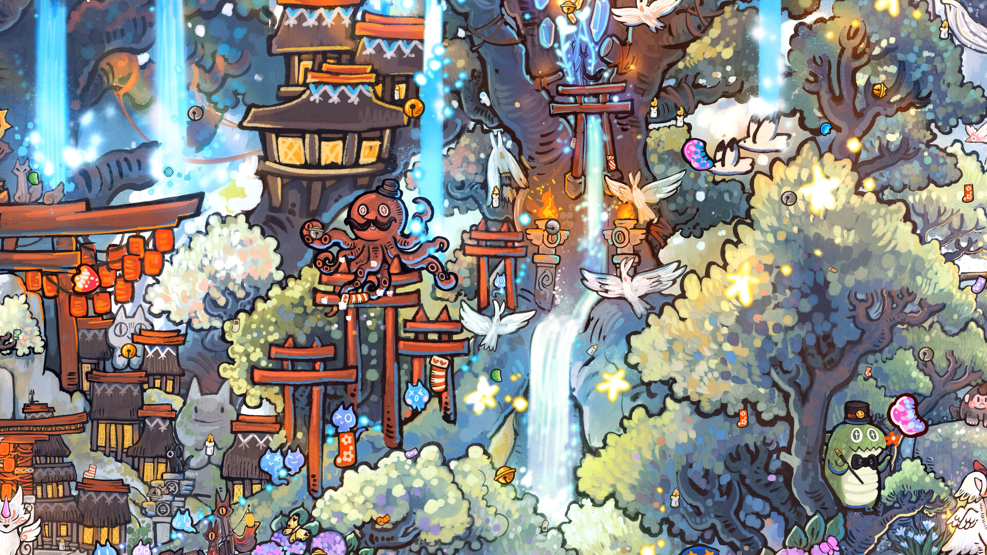 迷途猫的魔法冒险/Whisker Wanderlust: Unwritten Chapter 截图 7