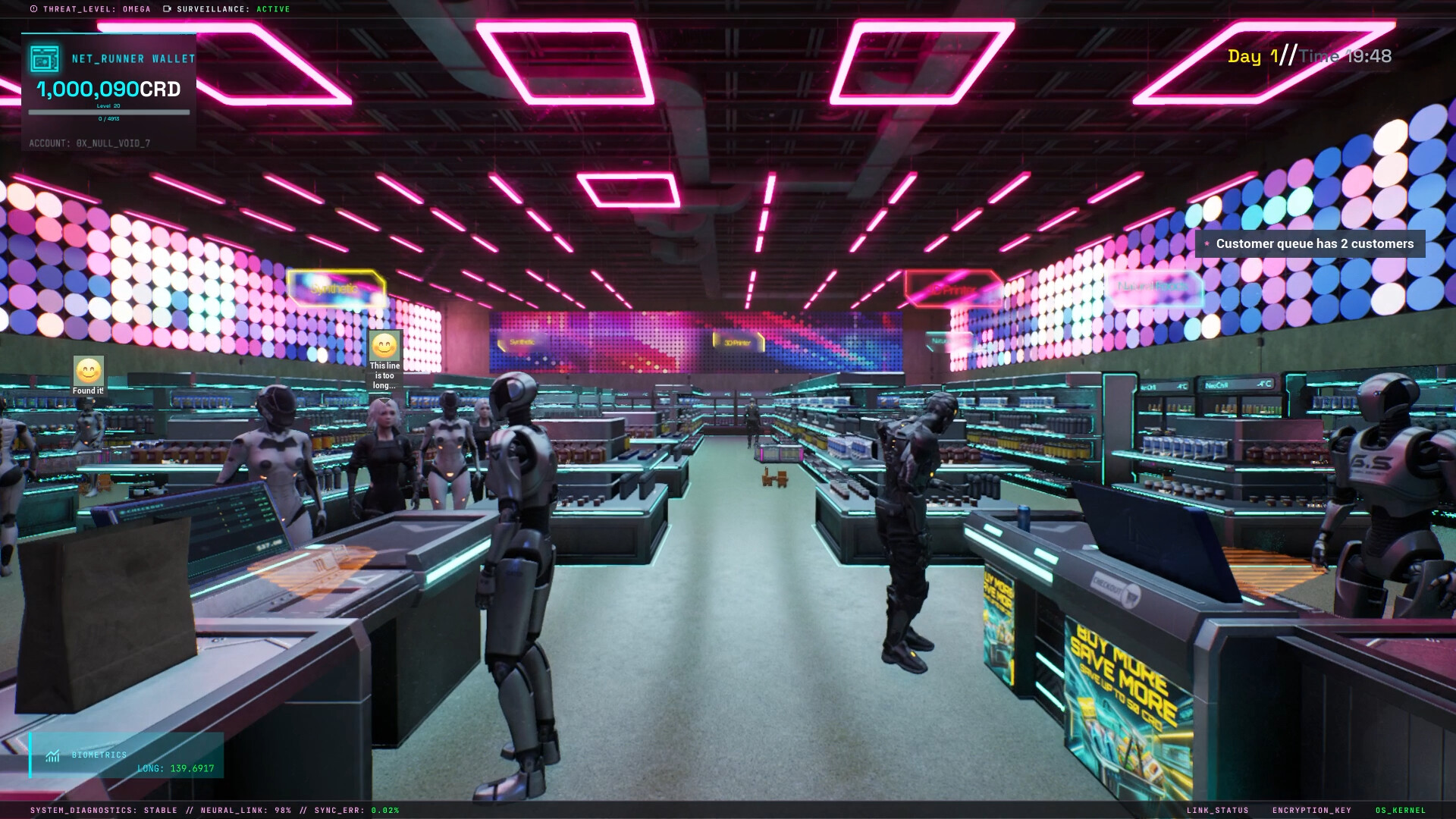 图片[2]-赛博朋克商店模拟器（Cyberpunk Store Simulator）Build.25287140 [中文][5.29G]-极客游戏