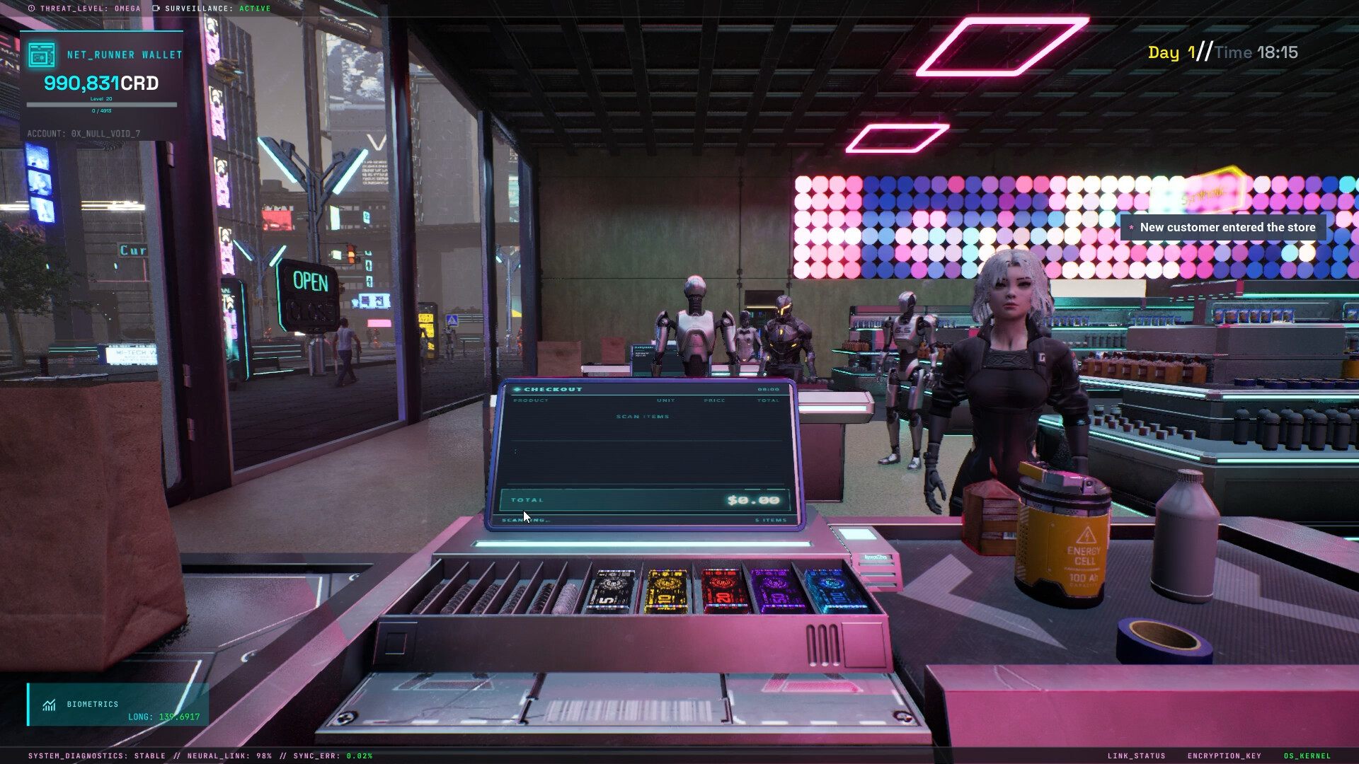 图片[3]-赛博朋克商店模拟器（Cyberpunk Store Simulator）Build.25287140 [中文][5.29G]-极客游戏