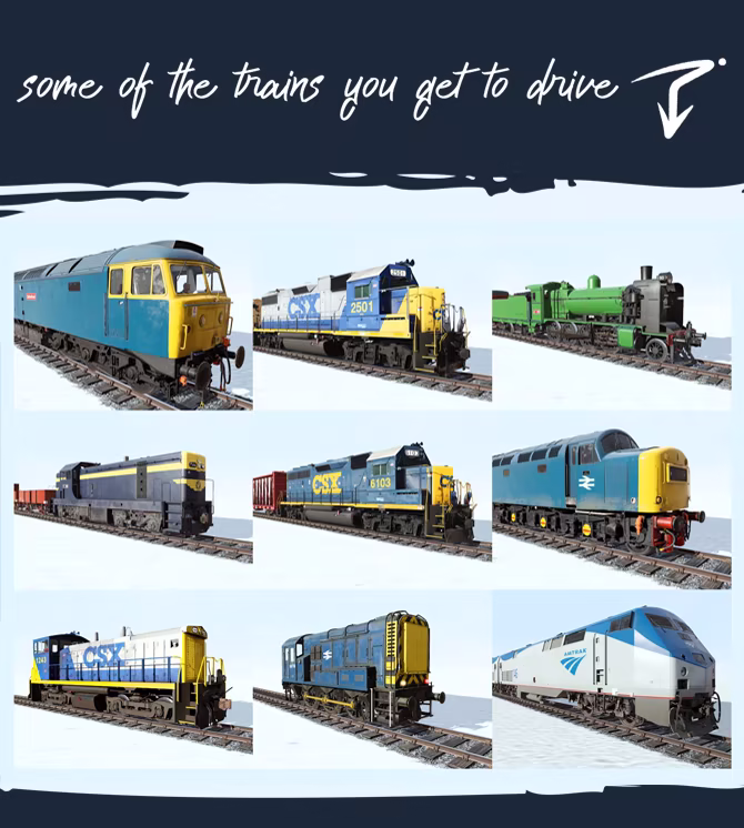 Trainz Simulator: World Tour – 更多列车