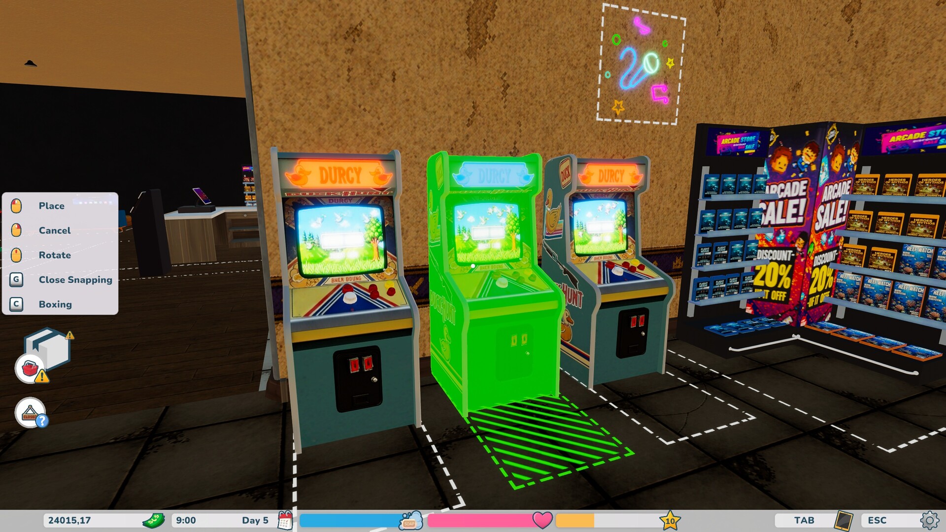 图片[3]-复古街机厅（Retro Arcade Shop Simulator）Build.25114712 [中文][3.98G]-极客游戏