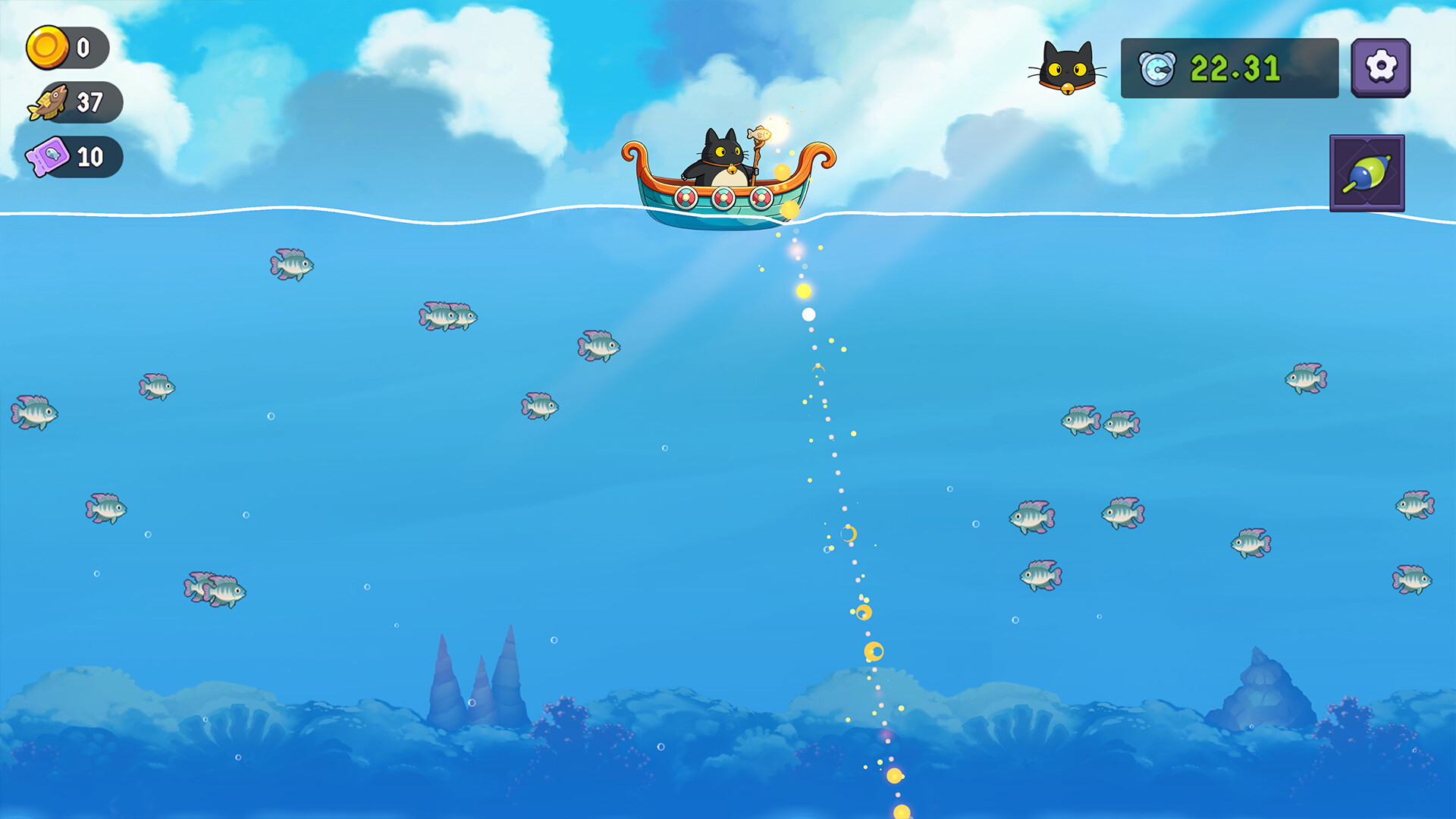 图片[4]-悠哉捕鱼(Fish to Cats) Build.24366769 [中文][0.27G]-极客游戏