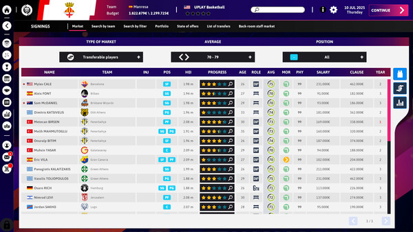 International Basketball Manager 26 截图 8