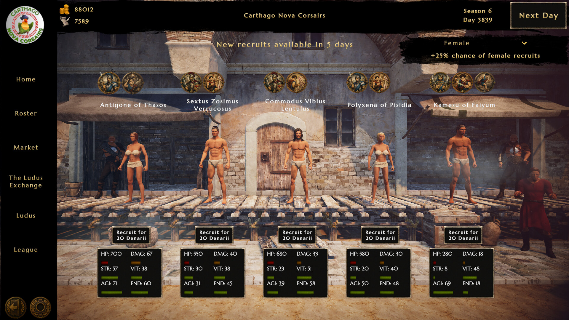 伟大角斗士学院：角斗士管理模拟器/Ludus Magnatus: Gladiator Manager Simulator第6张