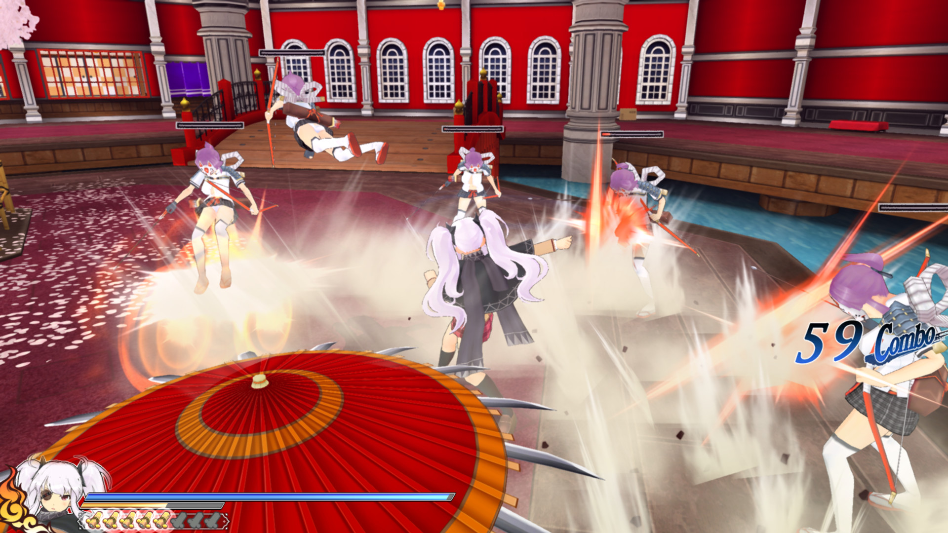 闪乱神乐：少女们的证明|3G大小|官方英文|精翻汉化|支持手柄|SENRAN KAGURA SHINOVI VERSUS