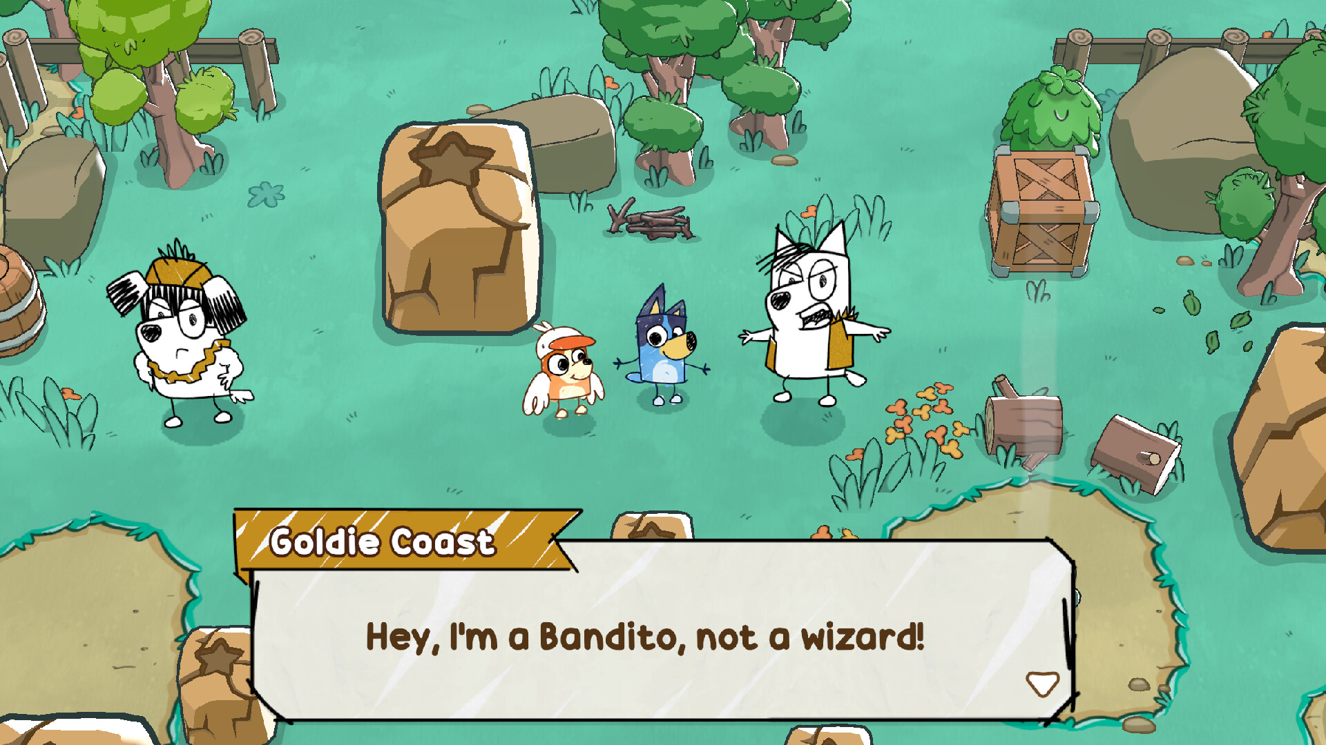 布鲁伊的寻找金色画笔之旅/Bluey's Quest For The Gold Pen 截图 7