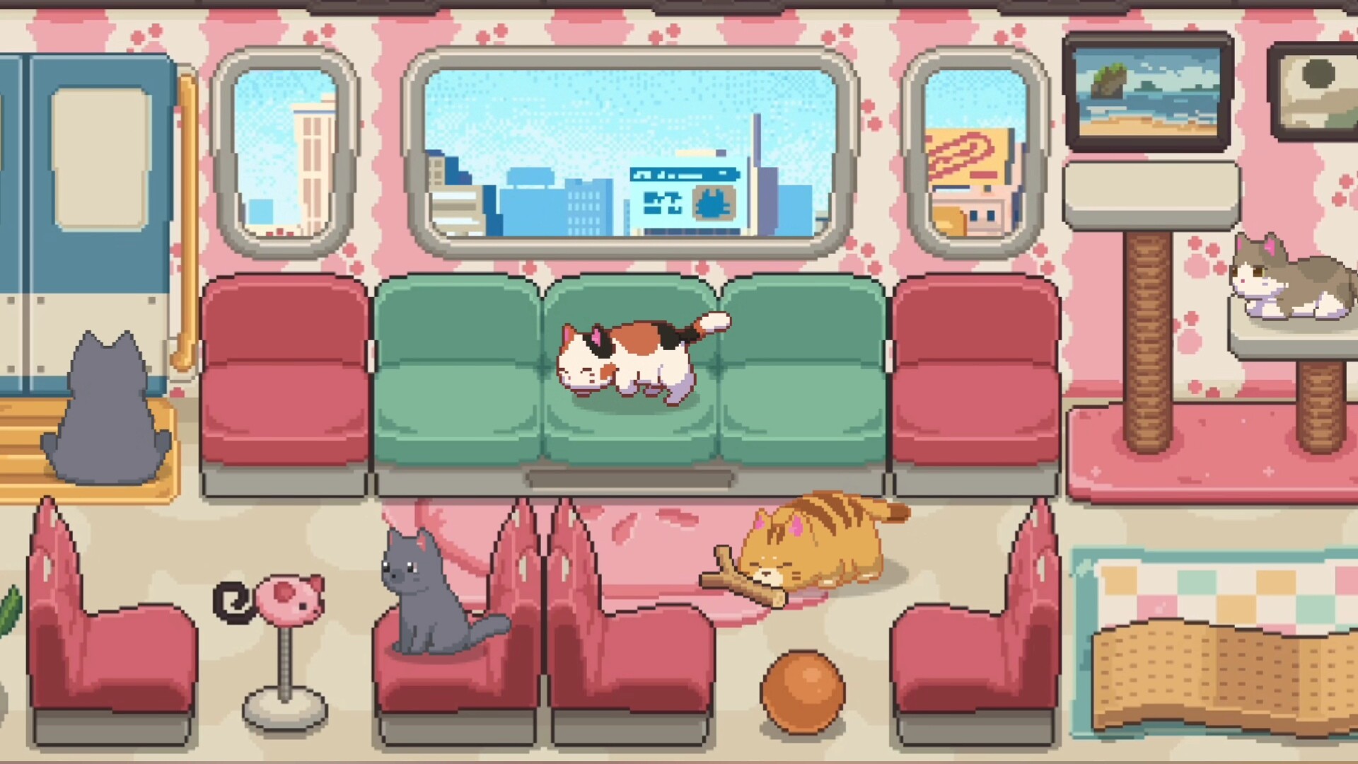 猫咪列车长/Neko Station 截图 2