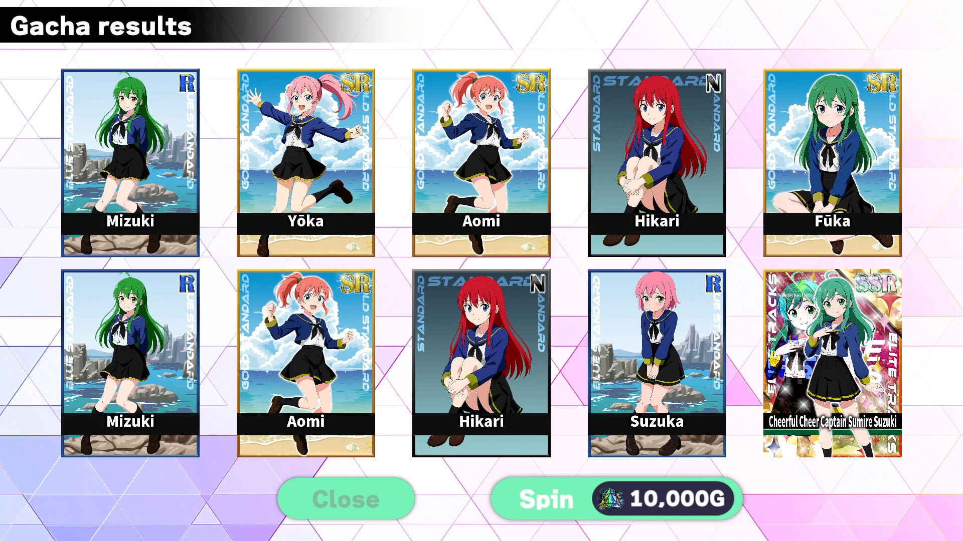 校园女孩卡牌模拟/Schoolgirl Card Pull Simulator 截图 3