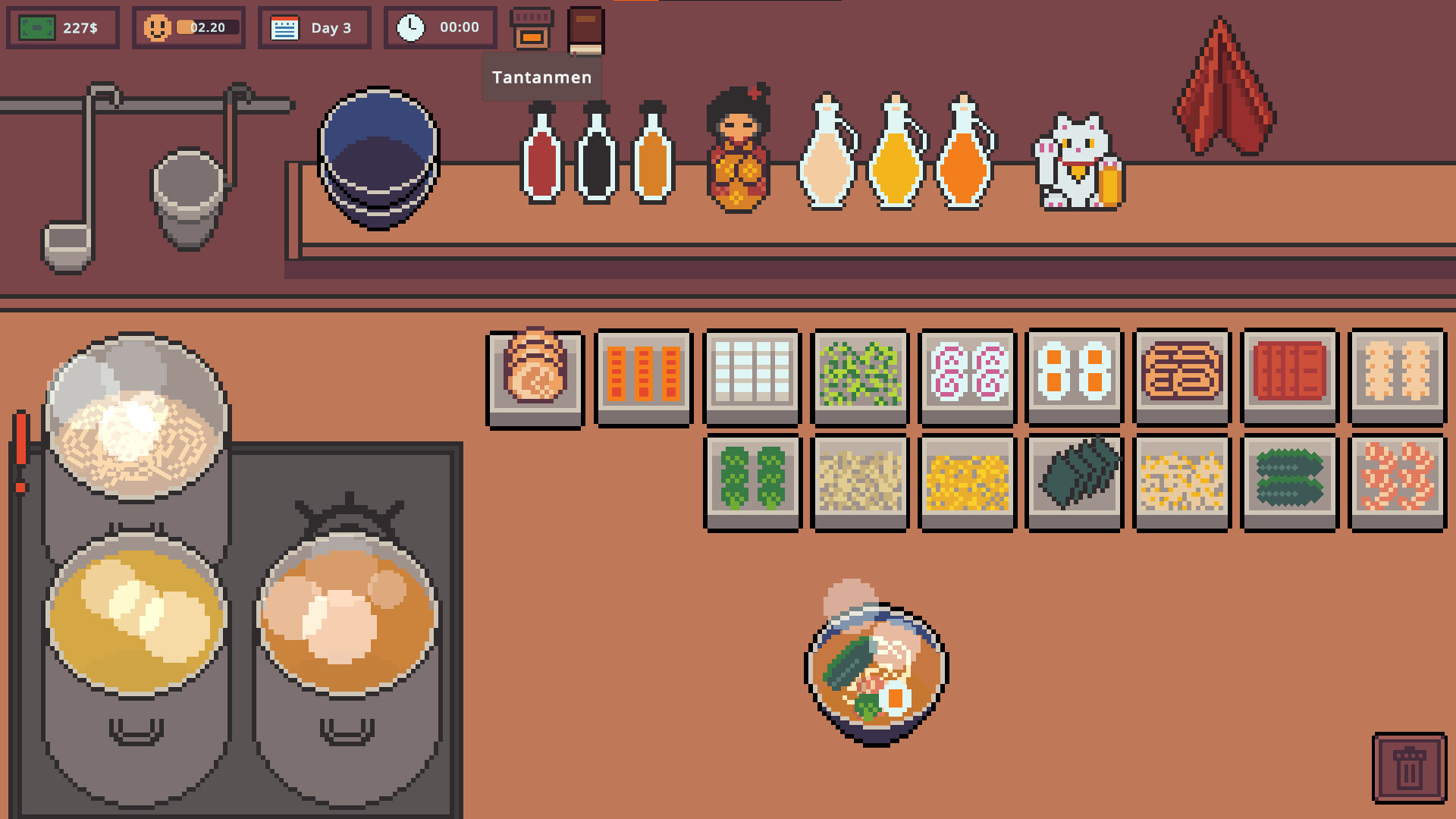 图片[2]-午夜拉面店 (Midnight Ramen Shop) Build.2350697 [中文][0.2G]-极客游戏