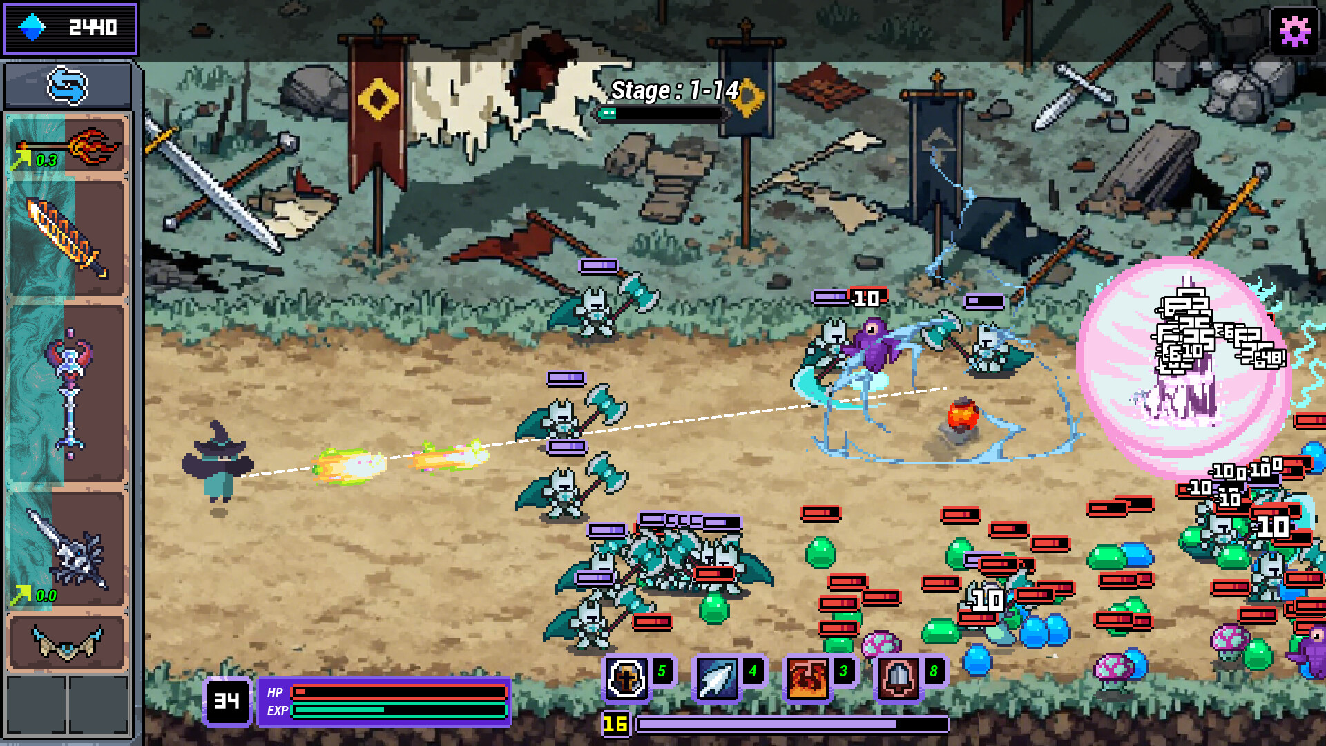 奇迹勇者中文版下载｜像素弹幕塔防Roguelite｜Build.22665273+全DLC｜解压即玩