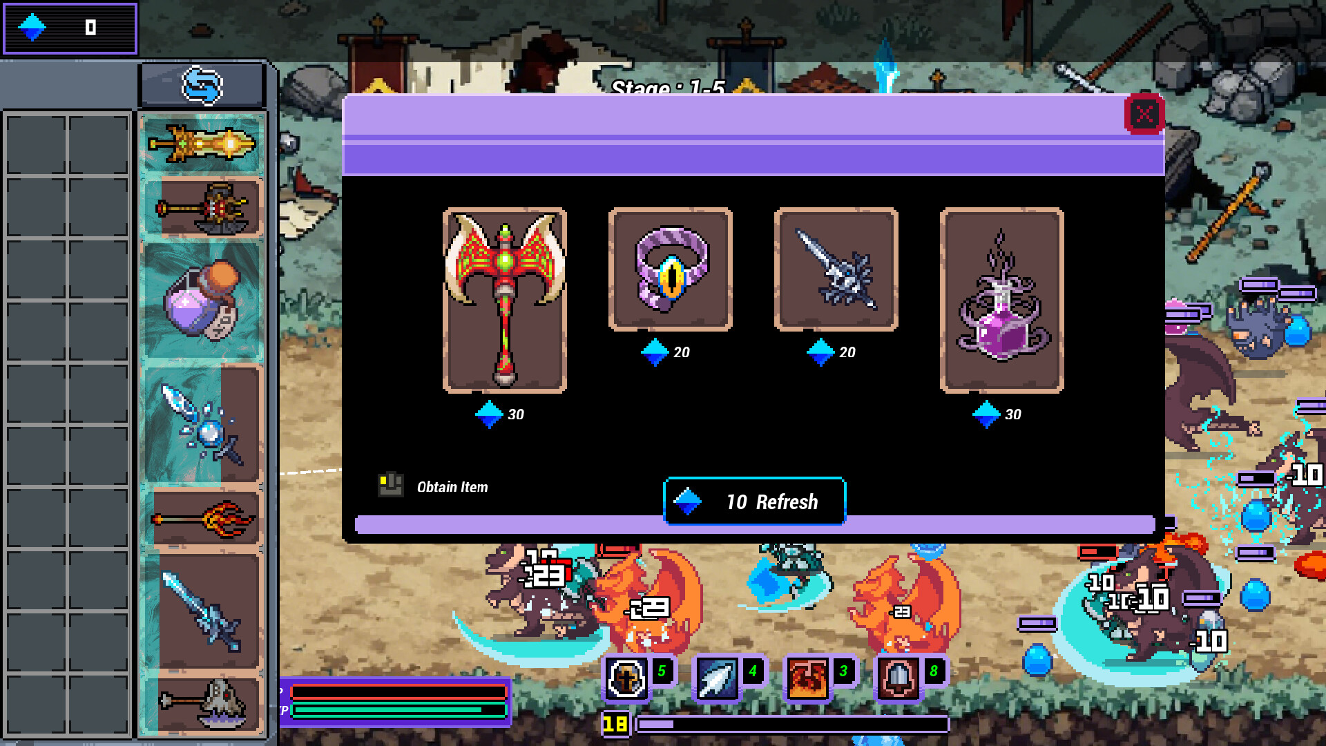 奇迹勇者中文版下载｜像素弹幕塔防Roguelite｜Build.22665273+全DLC｜解压即玩