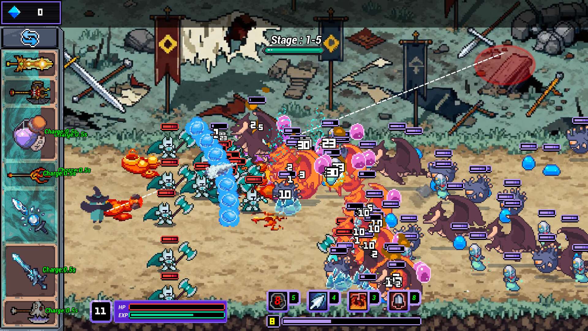 奇迹勇者中文版下载｜像素弹幕塔防Roguelite｜Build.22665273+全DLC｜解压即玩