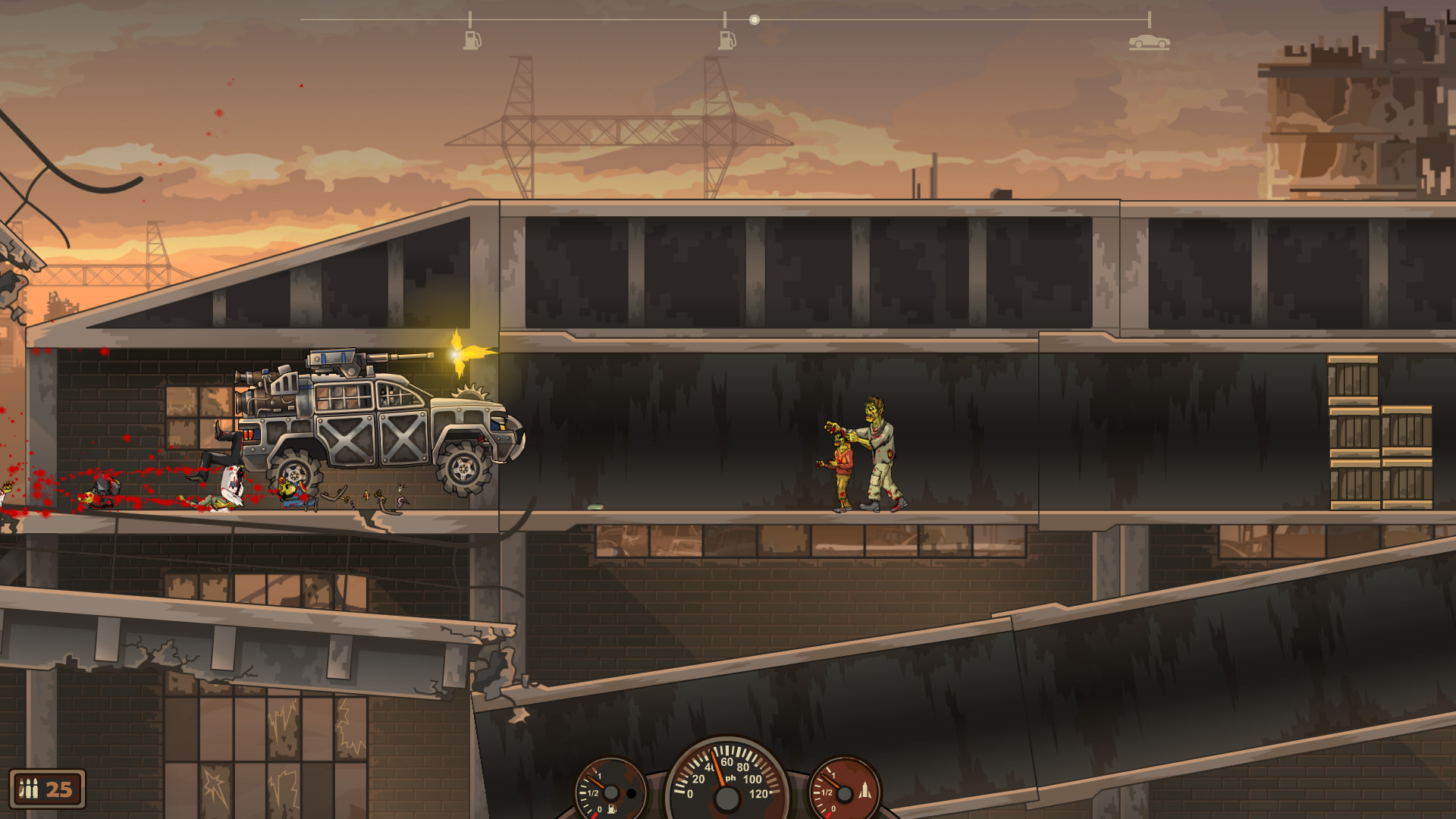 死亡战车2|200M大小|官方中文|支持手柄|Earn to Die 2